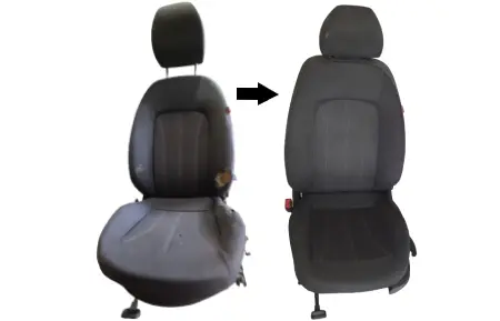 Reconstrucción espuma asiento